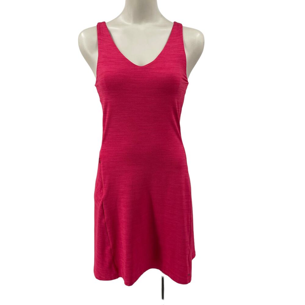 Toad & Co Tomboy Tank Dress XS Pink Organic Cotton Sleeveless Casual Travel